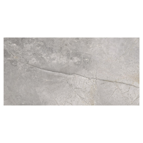Masterstone Polished Silver 60cm x 120cm Porcelain Wall and Floor Tile Swatch 5