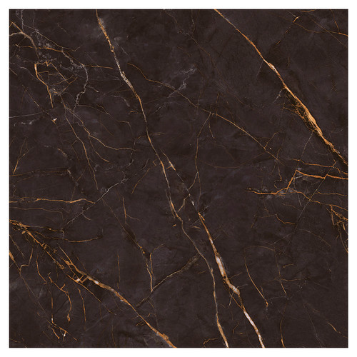 Carrastone Matt Black 59.8cm x 59.8cm Porcelain Wall and Floor Tile Swatch 5