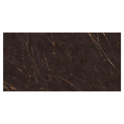Carrastone Matt Black 59.8cm x 119.8cm Porcelain Wall and Floor Tile Swatch 3