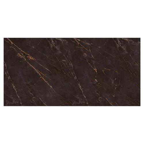 Carrastone Matt Black 59.8cm x 119.8cm Porcelain Wall and Floor Tile Swatch 5