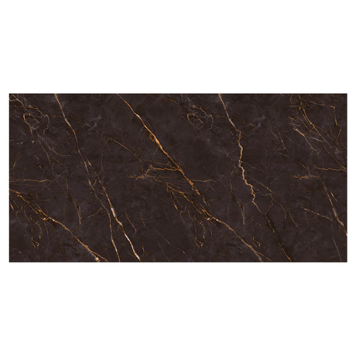 Carrastone Matt Black 59.8cm x 119.8cm Porcelain Wall and Floor Tile Swatch 6