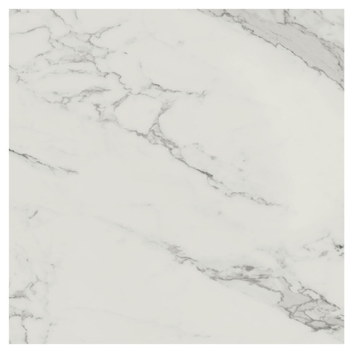 Carrastone Matt White 59.8cm x 59.8cm Porcelain Wall and Floor Tile Swatch 3