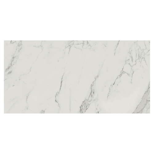 Carrastone Matt White 59.8cm x 119.8cm Porcelain Wall and Floor Tile Swatch 3