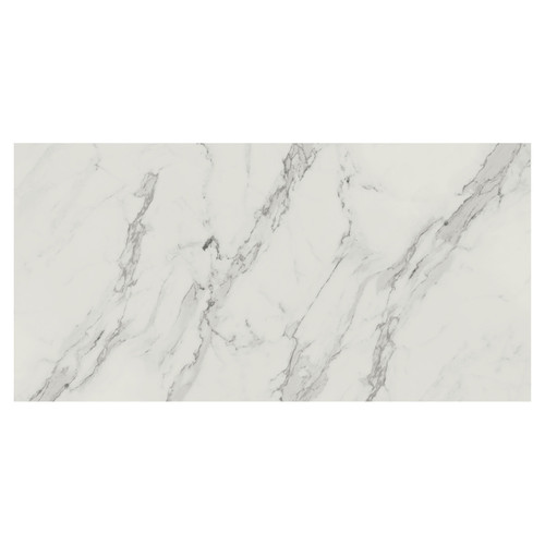 Carrastone Matt White 59.8cm x 119.8cm Porcelain Wall and Floor Tile Swatch 4