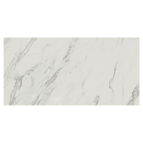Carrastone Matt White 59.8cm x 119.8cm Porcelain Wall and Floor Tile Swatch 5