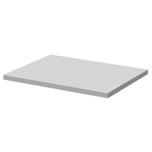 Napoli Gloss Grey Pearl 600mm Worktop Right Hand View