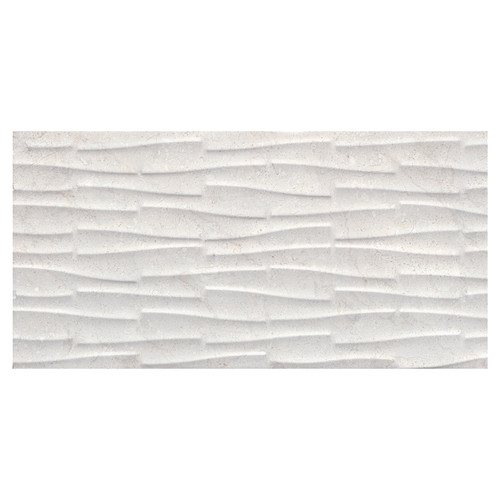 Wavy Grey Decor 30cm x 60cm Ceramic Wall Tile Swatch