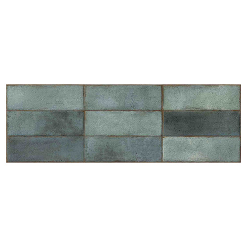 Juno Emerald 30cm x 90cm Ceramic Wall Tile Swatch 4