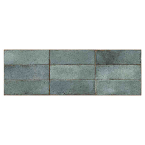 Juno Emerald 30cm x 90cm Ceramic Wall Tile Swatch 6
