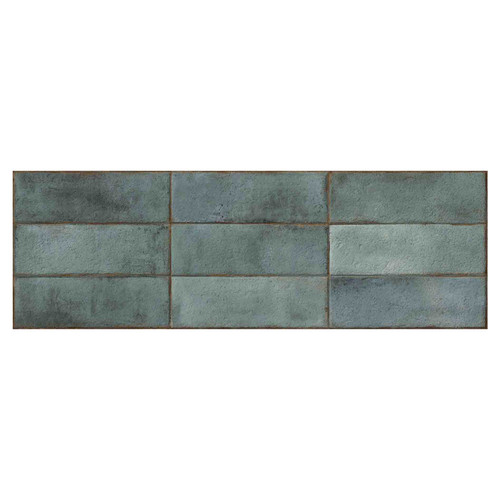 Juno Emerald 30cm x 90cm Ceramic Wall Tile Swatch 10