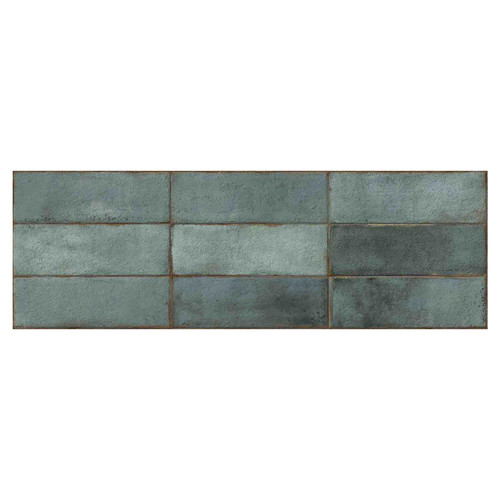 Juno Emerald 30cm x 90cm Ceramic Wall Tile Swatch 9