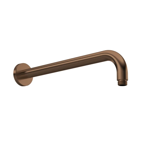 Nuie Brushed Bronze Round Wall Hung Shower Arm - ARM1501 Main Image