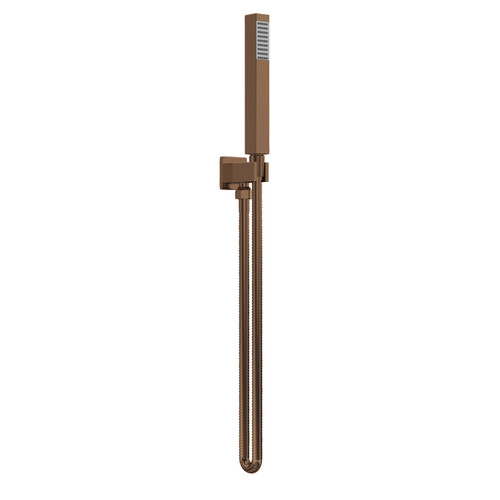 Nuie Brushed Bronze Square Outlet Elbow with Parking Bracket and Kit - A15264 Main Image