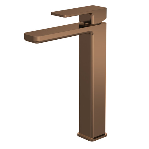 Nuie Windon Brushed Bronze High Rise Basin Mixer Tap - WIN1570 Main Image