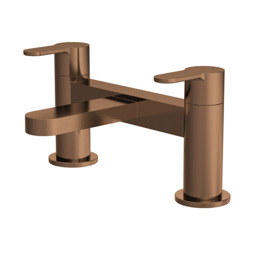Nuie Arvan Brushed Bronze Deck Mounted Bath Filler Tap - ARV1503 Main Image