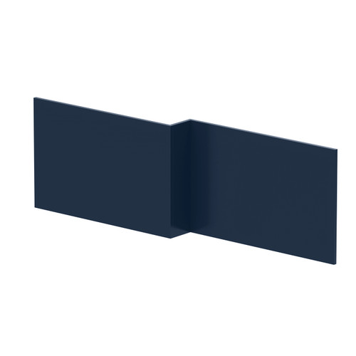 Nuie Satin Midnight Blue 1700mm Square Shower Bath Front Panel - NMP2935 Main Image