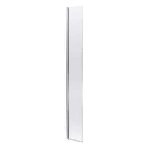 Hudson Reed 300mm x 1950mm Fluted Concealed Hinge Wetroom Swing Screen with Chrome Fittings - WRSA030HC Main Image