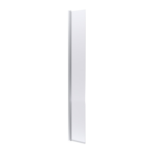 Nuie 300mm x 1850mm Wetroom Concealed Hinged Return Screen with Chrome Fittings - WRS030HC Main Image