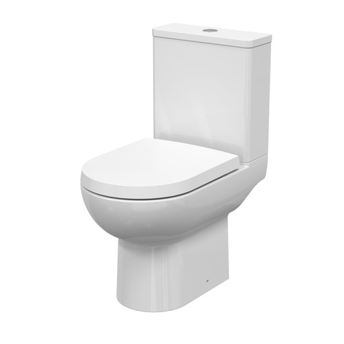 Nuie Isla Short Projection Close Coupled Toilet Pan and Cistern - CLW006 Main Image