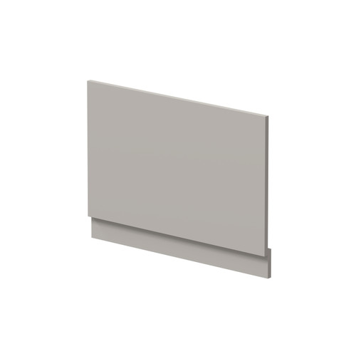 Hudson Reed Matt Pebble Grey 800mm Bath End Panel with Plinth - MPC3213 Main Image