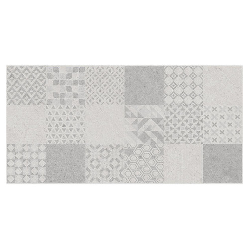 Urban Matt Patchwork Decor 40cm x 80cm Ceramic Wall Tile Pattern 1