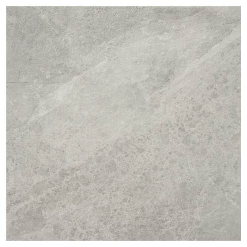 Tenby Matt Grey 59.5cm x 59.5cm Porcelain Wall and Floor Tile Pattern 1