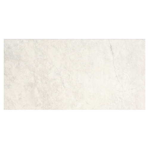 Tenby Matt White 59.5cm x 120cm Porcelain Wall and Floor Tile Pattern 1