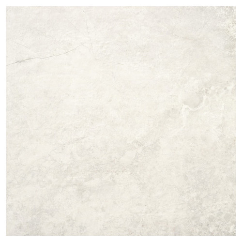 Tenby Matt White 59.5cm x 59.5cm Porcelain Wall and Floor Tile Pattern 1