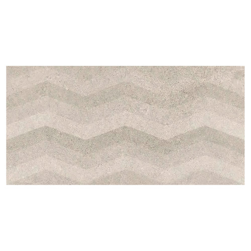 Bergdust Crema Struktura Zigzac 29.8cm x 59.8cm Ceramic Wall Tile Pattern 1