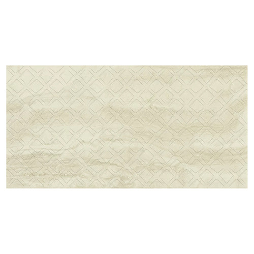 Silence Matt Beige Decor 29.8cm x 59.8cm Ceramic Wall Tile Pattern 2