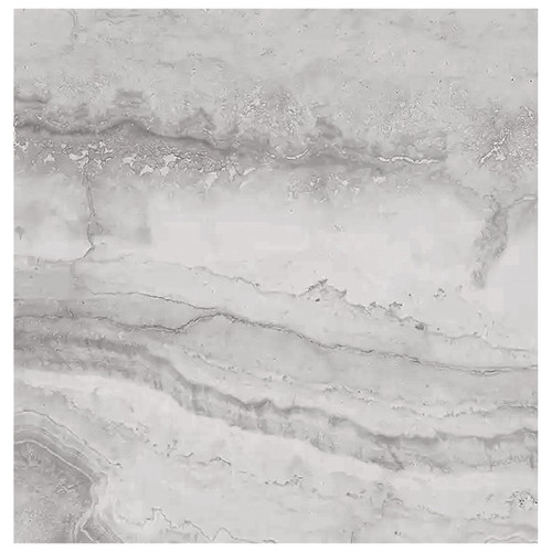 Silence Matt Silver 59.8cm x 59.8cm Porcelain Wall and Floor Tile Pattern 2