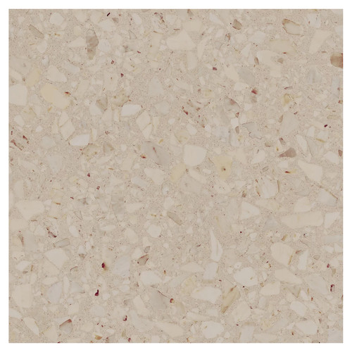 Terazzo Matt Crema 59.8cm x 59.8cm Porcelain Wall and Floor Tile Pattern 1