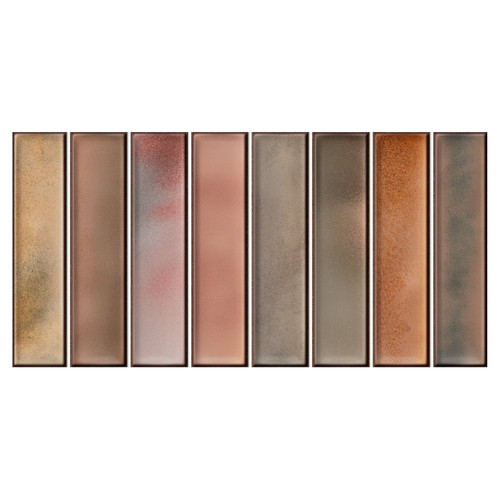 Sample Borealis Garnet Red 15cm x 30cm Ceramic Wall Tile