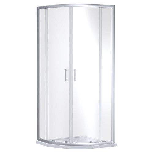 Niva 6 Chrome 800mm 2 Door Quadrant Shower Enclosure Main Image