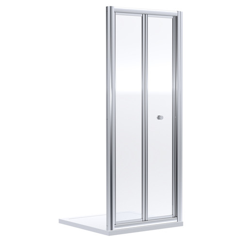 Niva 6 Chrome 800mm Bi-Fold Shower Door Main Image
