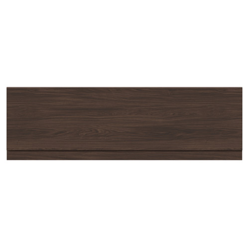 Napoli Brown Oak 1800mm Front Bath Panel with Plinth Front View