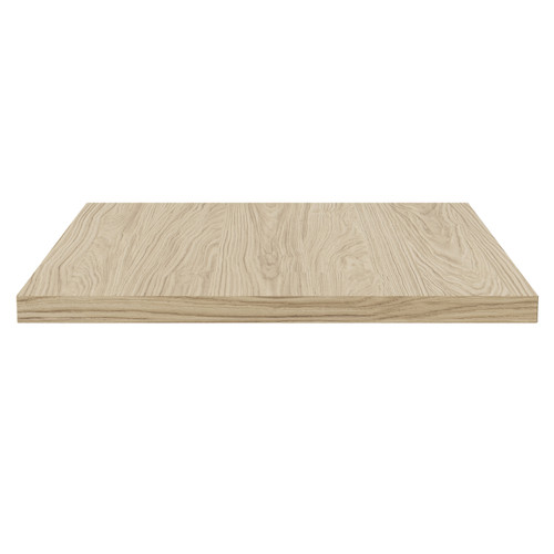 Napoli 390 Light Oak 500mm Worktop Side View