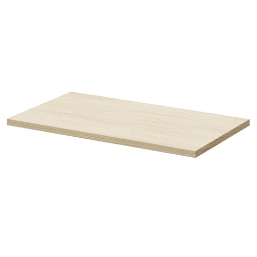 Napoli 460 Light Oak 800mm Worktop Right Hand View
