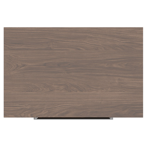 Napoli 390 Brown Oak 600mm Floor Standing Vanity Unit for Countertop Basins with 2 Drawers and Polished Chrome Handles Top View