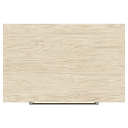 Napoli 390 Light Oak 600mm Floor Standing Vanity Unit for Countertop Basins with 2 Drawers and Polished Chrome Handles Top Down View