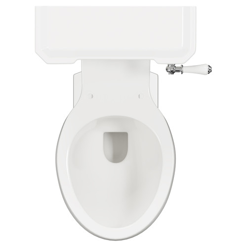 Windsor Traditional Close Coupled Toilet Pan with Cistern Top View