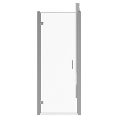 Niva 6 Chrome 700mm x 900mm Hinged Door Shower Enclosure Front View