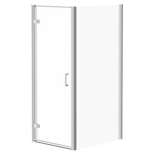 Niva 6 Chrome 760mm x 1000mm Hinged Door Shower Enclosure Right Hand View