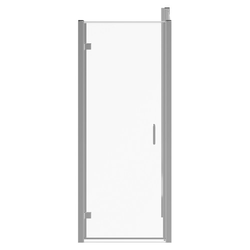 Luma 8 Chrome 800mm x 800mm Hinged Door Shower Enclosure Front View