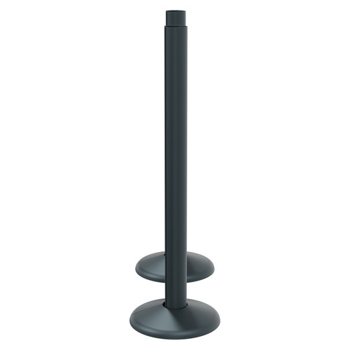 Dias Anthracite 200mm PVC Retrofit Snap-On Radiator Pipe Covers Side View