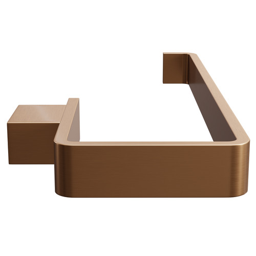 Taurus Brushed Bronze Wall Mounted Towel Ring Side View