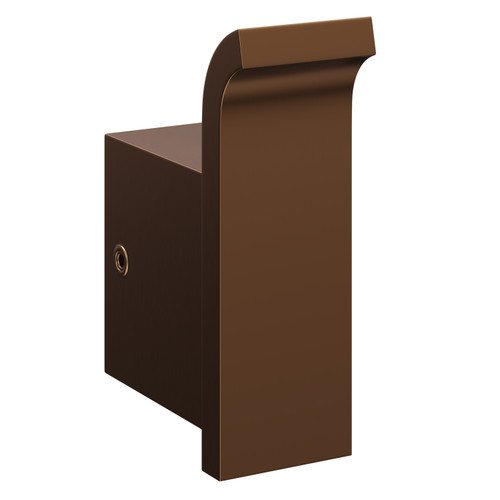 Taurus Brushed Bronze Wall Mounted Robe Hook Left Hand View