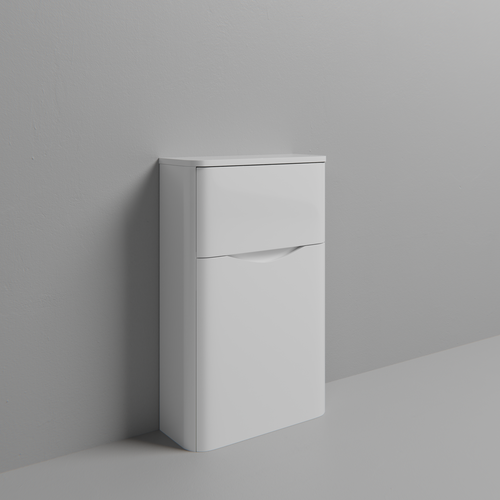 Vela Gloss White 550mm Toilet Unit Studio Shot