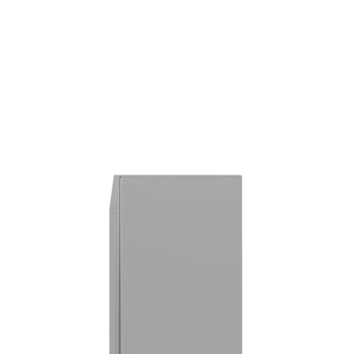 WholePanel Chrome Aluminium 20mm Rigid Angle Profile Corner Trim Front View