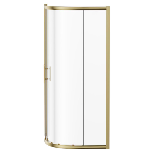 Series 8 Plus Brushed Brass 900mm 1 Door Quadrant Shower Enclosure Right Hand View